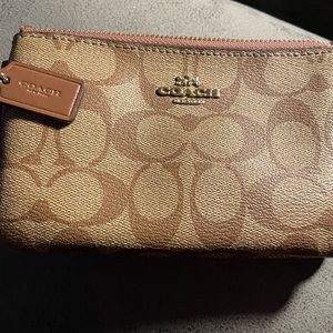 Coach wristlet! Only used once!